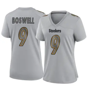 Women's Nike Pittsburgh Steelers Chris Boswell Gray Atmosphere Fashion Jersey - Game