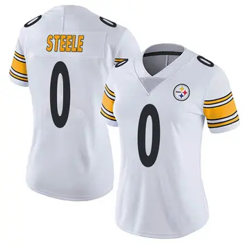 Women's Nike Pittsburgh Steelers Chris Steele White Vapor Untouchable Jersey - Limited