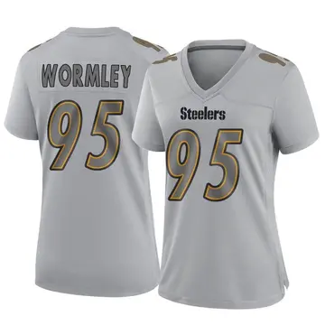 Women's Nike Pittsburgh Steelers Chris Wormley Gray Atmosphere Fashion Jersey - Game