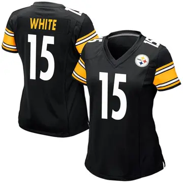 Women's Nike Pittsburgh Steelers Cody White Black Team Color Jersey - Game