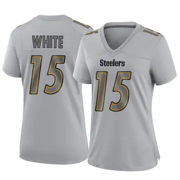 Women's Nike Pittsburgh Steelers Cody White Gray Atmosphere Fashion Jersey - Game