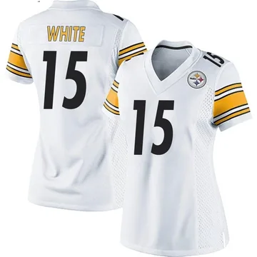 Women's Nike Pittsburgh Steelers Cody White White Jersey - Game