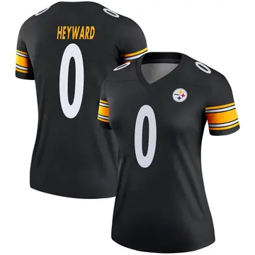 Women's Nike Pittsburgh Steelers Connor Heyward Black Jersey - Legend