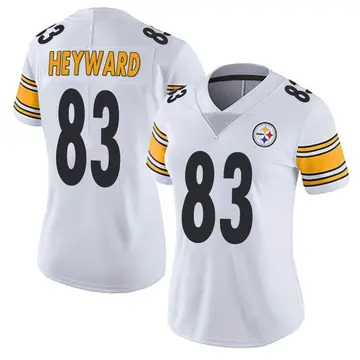 Women's Nike Pittsburgh Steelers Connor Heyward White Vapor Untouchable Jersey - Limited