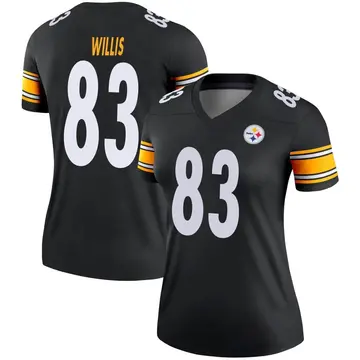 Women's Nike Pittsburgh Steelers Damion Willis Black Jersey - Legend