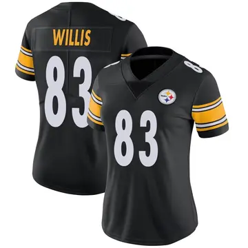 Women's Nike Pittsburgh Steelers Damion Willis Black Team Color Vapor Untouchable Jersey - Limited