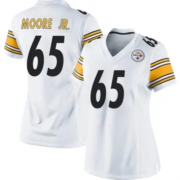 Women's Nike Pittsburgh Steelers Dan Moore Jr. White Jersey - Game