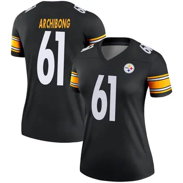 Women's Nike Pittsburgh Steelers Daniel Archibong Black Jersey - Legend