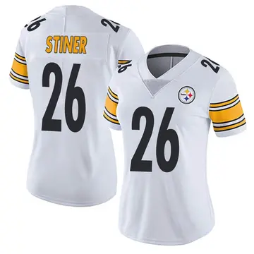 Women's Nike Pittsburgh Steelers Donovan Stiner White Vapor Untouchable Jersey - Limited