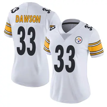 Women's Nike Pittsburgh Steelers Duke Dawson White Vapor Untouchable Jersey - Limited