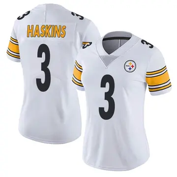 Women's Nike Pittsburgh Steelers Dwayne Haskins White Vapor Untouchable Jersey - Limited