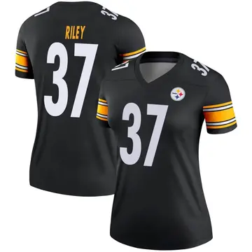 Women's Nike Pittsburgh Steelers Elijah Riley Black Jersey - Legend