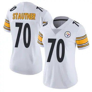 Women's Nike Pittsburgh Steelers Ernie Stautner White Vapor Untouchable Jersey - Limited