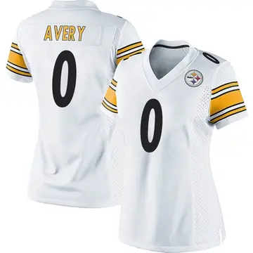 Women's Nike Pittsburgh Steelers Genard Avery White Jersey - Game