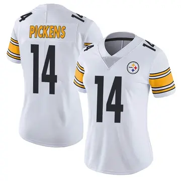 Women's Nike Pittsburgh Steelers George Pickens White Vapor Untouchable Jersey - Limited