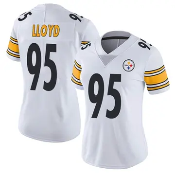 Women's Nike Pittsburgh Steelers Greg Lloyd White Vapor Untouchable Jersey - Limited