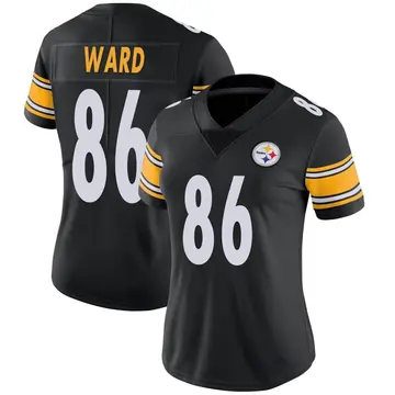 Women's Nike Pittsburgh Steelers Hines Ward Black Team Color Vapor Untouchable Jersey - Limited