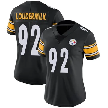 Women's Nike Pittsburgh Steelers Isaiahh Loudermilk Black Team Color Vapor Untouchable Jersey - Limited