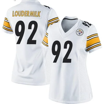 Women's Nike Pittsburgh Steelers Isaiahh Loudermilk White Jersey - Game