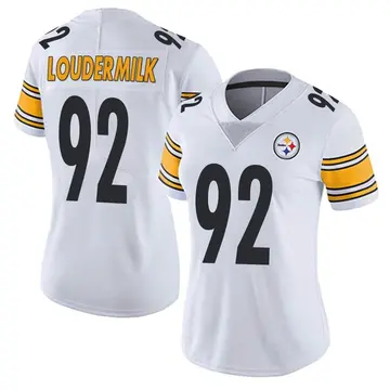 Women's Nike Pittsburgh Steelers Isaiahh Loudermilk White Vapor Untouchable Jersey - Limited