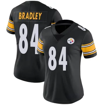 Women's Nike Pittsburgh Steelers Ja'Marcus Bradley Black Team Color Vapor Untouchable Jersey - Limited