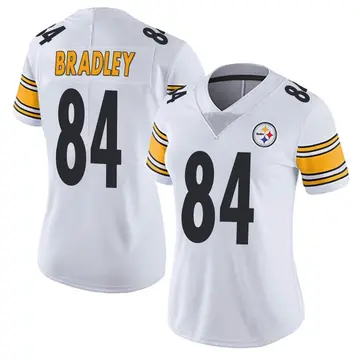 Women's Nike Pittsburgh Steelers Ja'Marcus Bradley White Vapor Untouchable Jersey - Limited