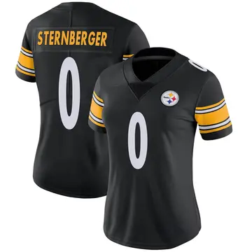 Women's Nike Pittsburgh Steelers Jace Sternberger Black Team Color Vapor Untouchable Jersey - Limited