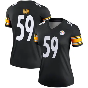 Women's Nike Pittsburgh Steelers Jack Ham Black Jersey - Legend