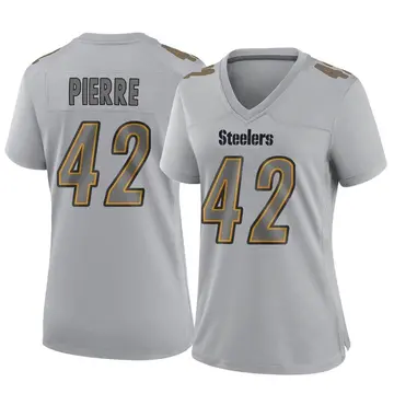 Women's Nike Pittsburgh Steelers James Pierre Gray Atmosphere Fashion Jersey - Game