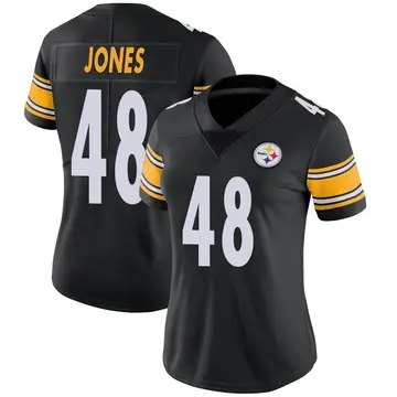 Women's Nike Pittsburgh Steelers Jamir Jones Black Team Color Vapor Untouchable Jersey - Limited