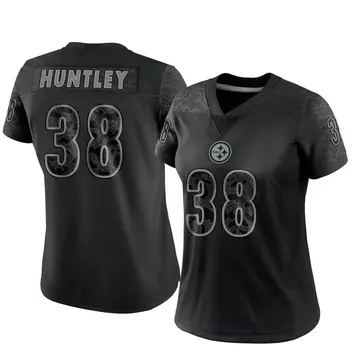 Women's Nike Pittsburgh Steelers Jason Huntley Black Reflective Jersey - Limited