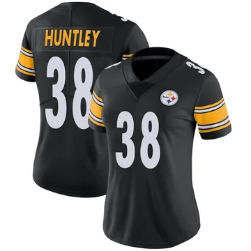 Women's Nike Pittsburgh Steelers Jason Huntley Black Team Color Vapor Untouchable Jersey - Limited