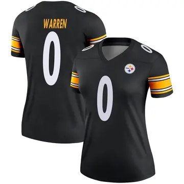 Women's Nike Pittsburgh Steelers Jaylen Warren Black Jersey - Legend