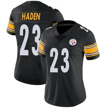 Women's Nike Pittsburgh Steelers Joe Haden Black Team Color Vapor Untouchable Jersey - Limited