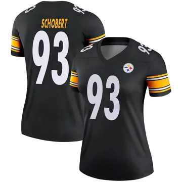 Women's Nike Pittsburgh Steelers Joe Schobert Black Jersey - Legend