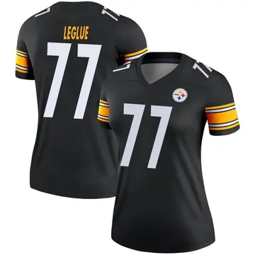 Women's Nike Pittsburgh Steelers John Leglue Black Jersey - Legend