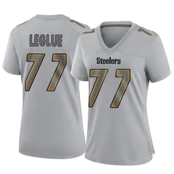 Women's Nike Pittsburgh Steelers John Leglue Gray Atmosphere Fashion Jersey - Game