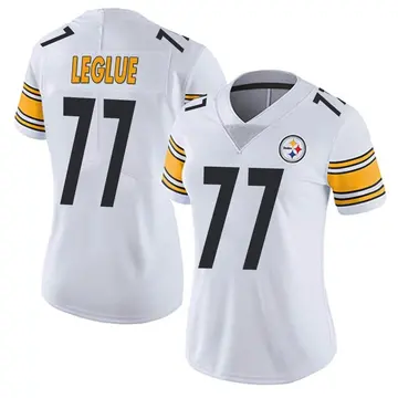 Women's Nike Pittsburgh Steelers John Leglue White Vapor Untouchable Jersey - Limited
