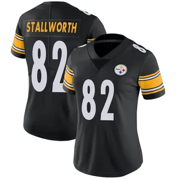 Women's Nike Pittsburgh Steelers John Stallworth Black Team Color Vapor Untouchable Jersey - Limited