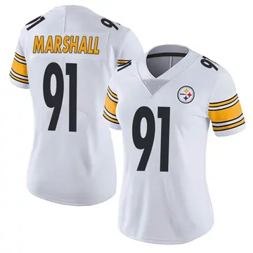Women's Nike Pittsburgh Steelers Jonathan Marshall White Vapor Untouchable Jersey - Limited