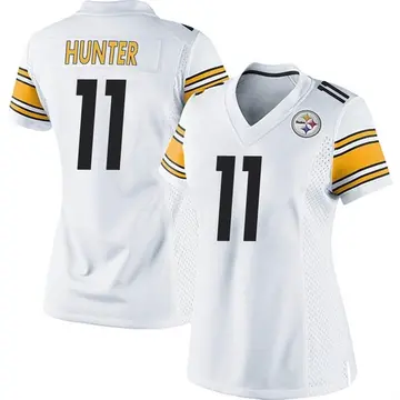 Women's Nike Pittsburgh Steelers Justin Hunter White Jersey - Game