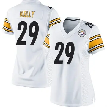 Women's Nike Pittsburgh Steelers Kam Kelly White Jersey - Game