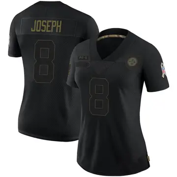 Women's Nike Pittsburgh Steelers Karl Joseph Black 2020 Salute To Service Jersey - Limited
