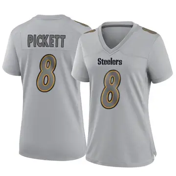 Women's Nike Pittsburgh Steelers Kenny Pickett Gray Atmosphere Fashion Jersey - Game