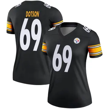 Women's Nike Pittsburgh Steelers Kevin Dotson Black Jersey - Legend