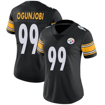 Women's Nike Pittsburgh Steelers Larry Ogunjobi Black Team Color Vapor Untouchable Jersey - Limited