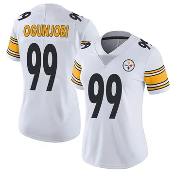 Women's Nike Pittsburgh Steelers Larry Ogunjobi White Vapor Untouchable Jersey - Limited