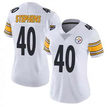 Women's Nike Pittsburgh Steelers Linden Stephens White Vapor Untouchable Jersey - Limited