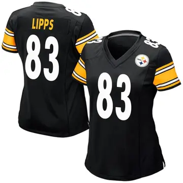 Women's Nike Pittsburgh Steelers Louis Lipps Black Team Color Jersey - Game