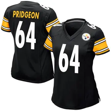 Women's Nike Pittsburgh Steelers Malcolm Pridgeon Black Team Color Jersey - Game